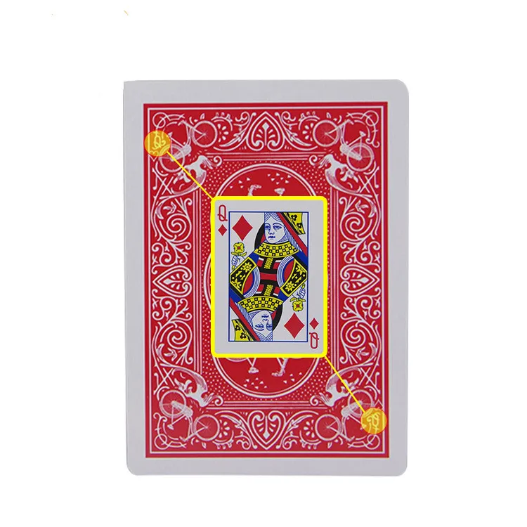 

New Secret Marked Poker Cards See Through Magic Playing Cards Magic Toys Magic Tricks