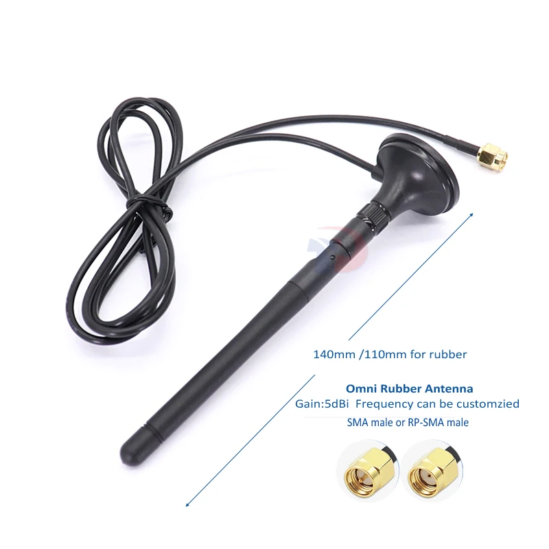 Indoor Ts9 Crc9 Sma 5g Lte 4g Gsm Gprs 2.4g Wifi 868mhz 915mhz Rubber