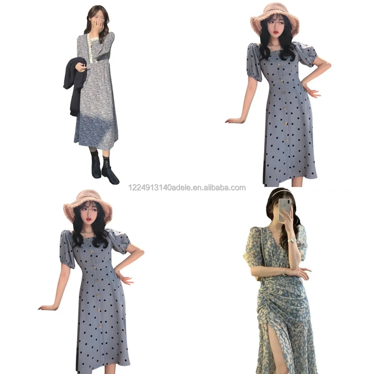 

Trendy Sexy Women's dress fashion casual ladies chiffon dresses Wholesale