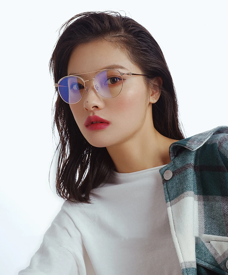 

Factory Direct Wholesale Upscale Retro Unisex Metal Clear Glasses Frames