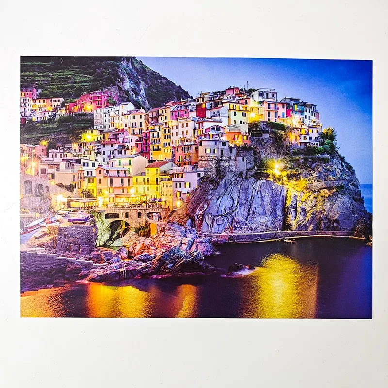 Italian Manarola 1000 piece laser puzzle set 20X27 "