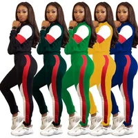 

91110-MX36 5 colors two piece sport style jumpsuit 2019 sehe fashion