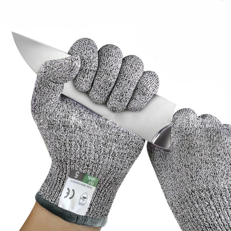 

Cut Resistant 5 lever Safety Cutting Gloves, Grey