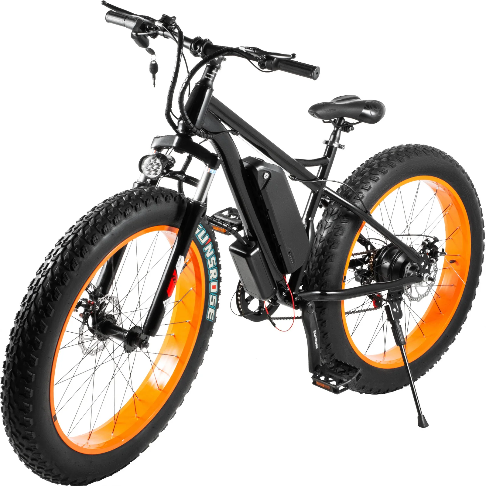China Factory Direct Price 48v 350w Full Suspension Ebike Fat Tire Electric Bicycle Bike Mtb Mountain/snow/dirt Bike For Sale