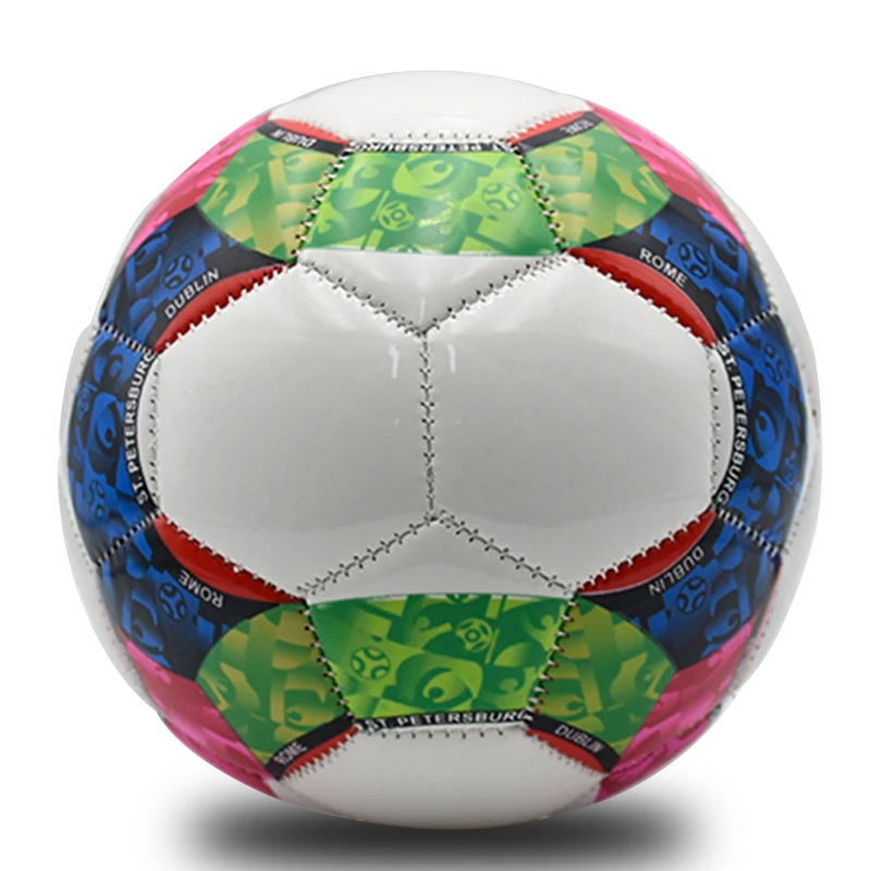 

size 2 customized logo kids soccer ball football at lower price, Customized colors