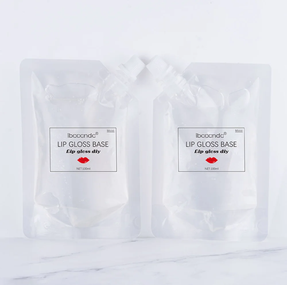 

100g Bag Non-stick Clear Gel Color Beauty Whole Sale Private Label Shine Matte Starter Kit Versagel Lip Gloss Base Bulk