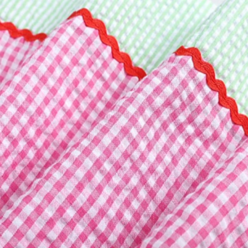 Cute Fruit Printed Baby Beach Dresses - fgy9023