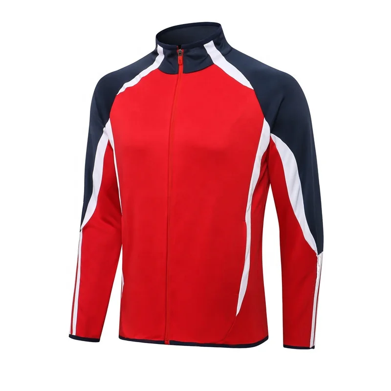 

Sportswear No Logo Jackets with Zipper Children Sport Jacket Wholesale, Any colors can be made