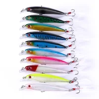 

Hengjia 9cm 8g Fishing Lures Hard bait ice fishing tackle iscas artificiais Minnow lures VMC feather hook