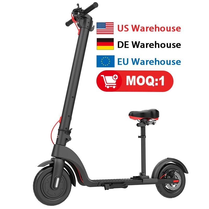 

2023 Europe UK DE US Warehouse X7 pro e scooter top quality electric scooter with 350w long range for sale adult e scooters