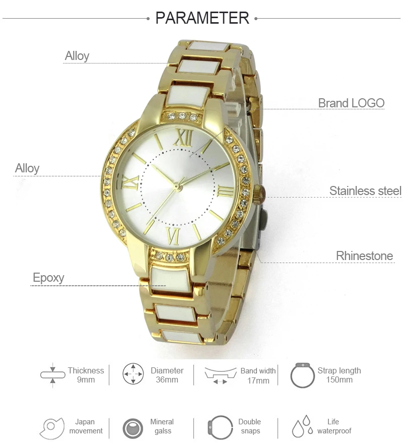 Hot Selling Elegant Diamond Classic 