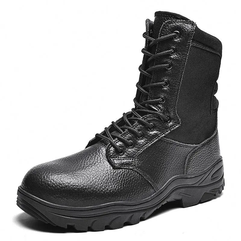 

Camouflage Gray Men Boots Work Safty Shoes Deser Black Non Slip Oil Resistance Mcdonald&Amp #39 S Steel Toe Comfortable And Shoe