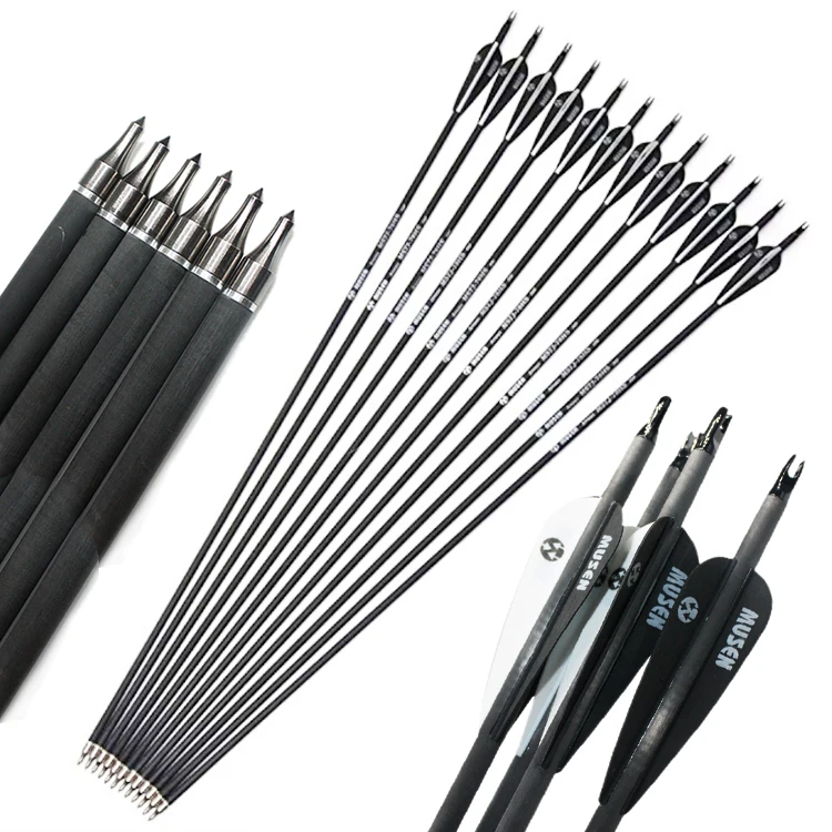 

Pure Carbon High Quality Arrow for Recurve Target Shooting