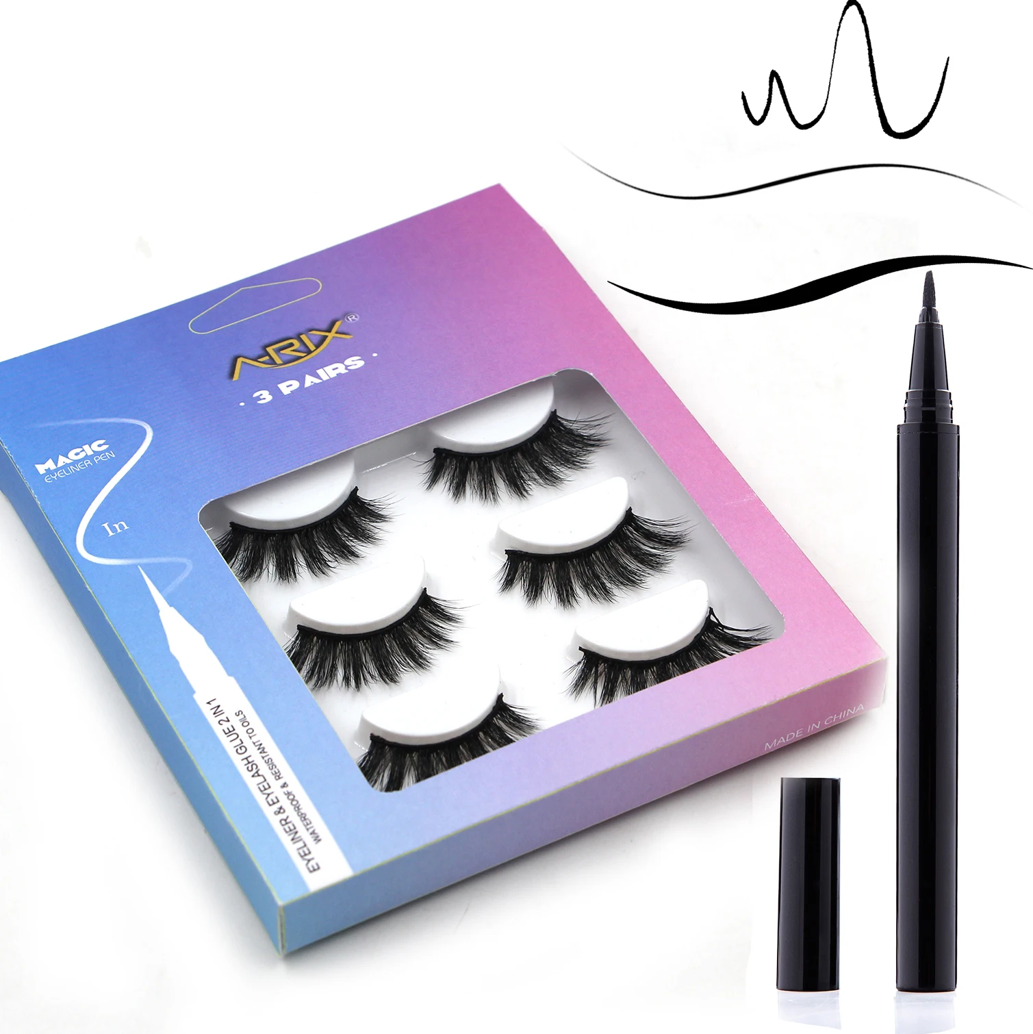 

RTS Fast Shipping Eyeliner Lash Adhesive Magic Eyelash Eyeliner, Black