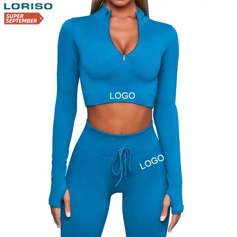 

2021wholesale woman s seamless crop top gear outfit suit fitness clothes yoga clothing work out apparel set activewear for women, Multicolor optional