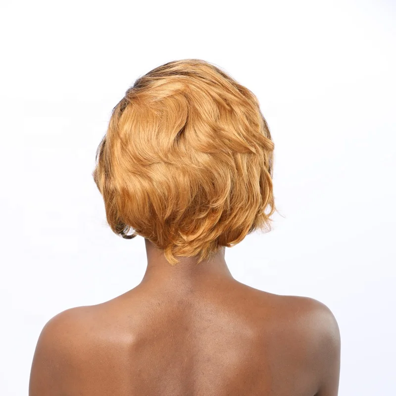 

Brazilian Hair Front Lace Wig 1B 30 Color 100% Human Hair Short Lace Front Wigs For Black Women, Natural color #1b