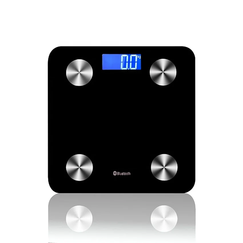 

SDK BT Protocol 180kg 396lb bmi body fat scale smart electronic bathroom weighing scale BT/WI-FI scale custom LOGO, White