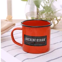 

Enamel cup simple eco-friendly mug custom logo