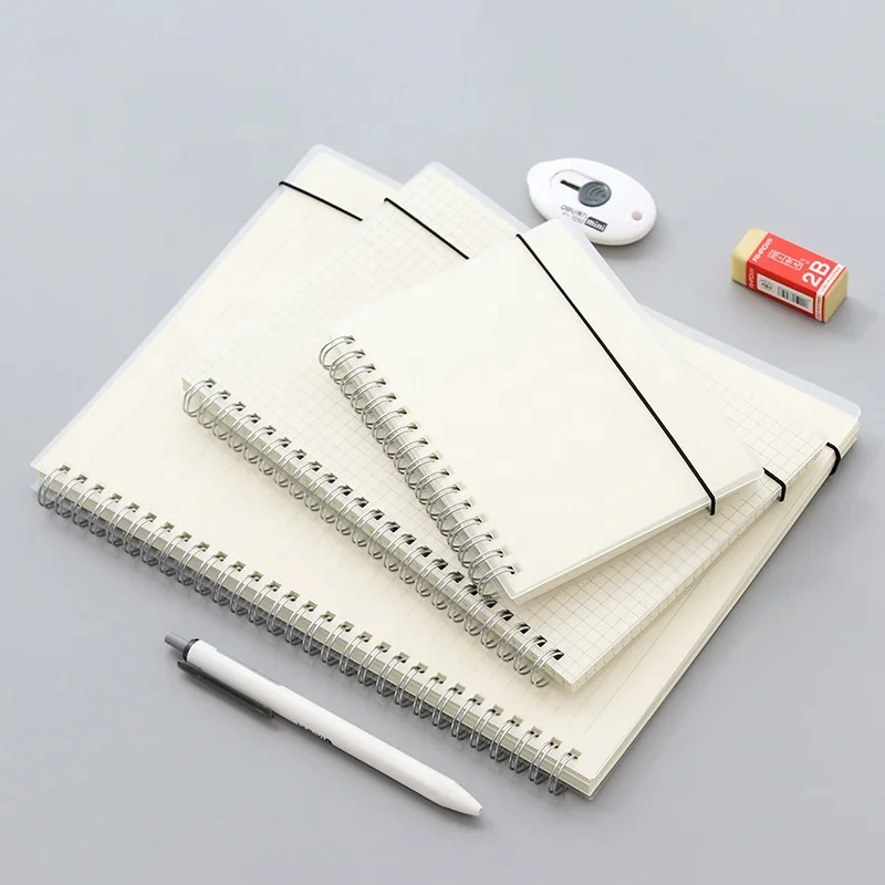 
Transparent Hardcover Spiral Notebook/Students And Office,Writing Diary Subject Notebooks  (62314082486)