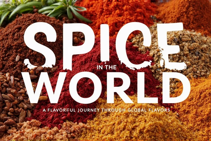 spice in the world a flavorful journey through global flavors