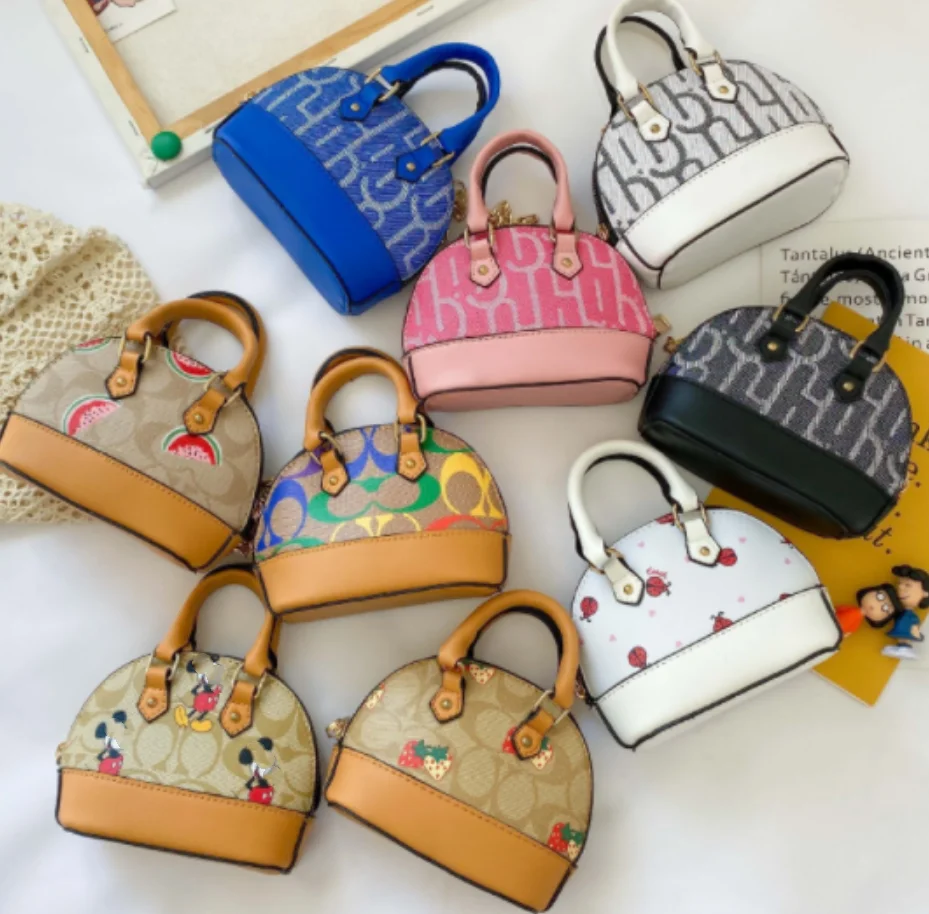 

2022 Wholesale Kids Purses Handbags Fashion inspired Designer Baby handbag for Little Girl Toddler Cute Mini Coin Bags, Picture