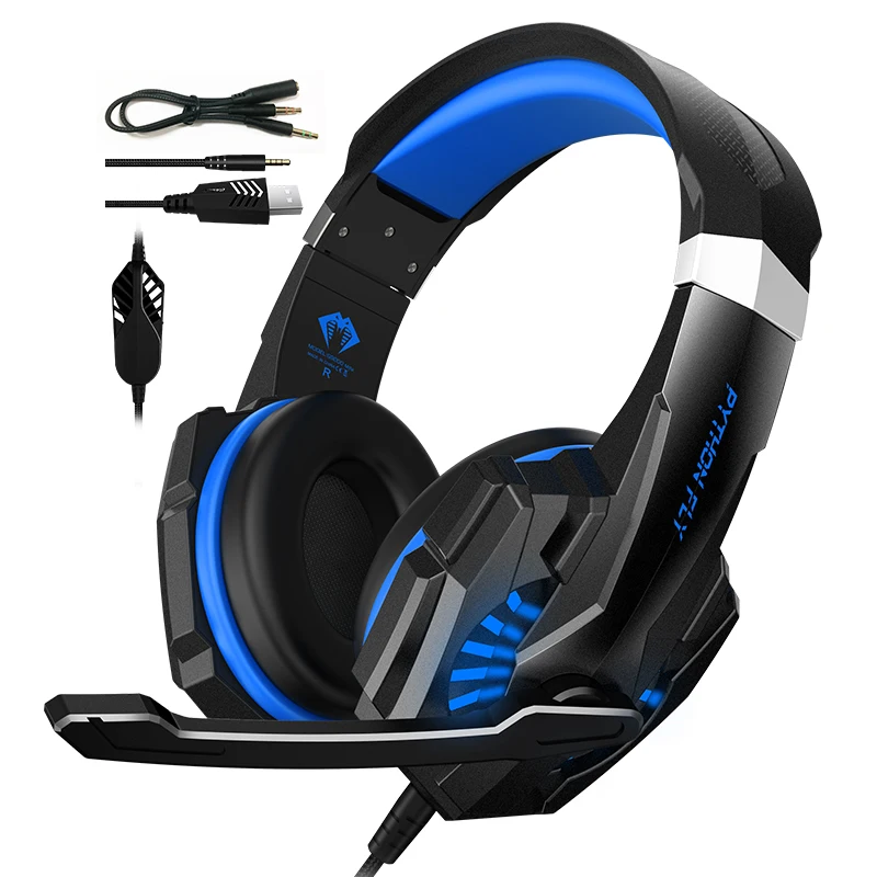 

Free Sample Game USB 3.5 Wired Computer Gaming Noise Canceling Headset Headphones Headphone Earphone With Microphone