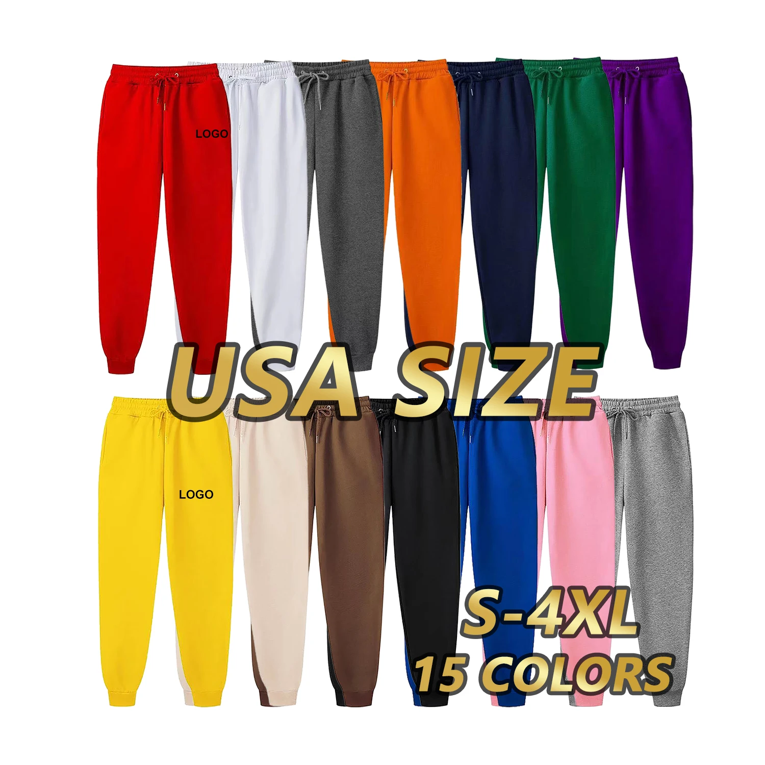 

pants casual sports trouser Stacked jogger pant Heavyweight Unisex Baggy Mens Custom 2021 men cotton Sweatpants Sets, Customized color