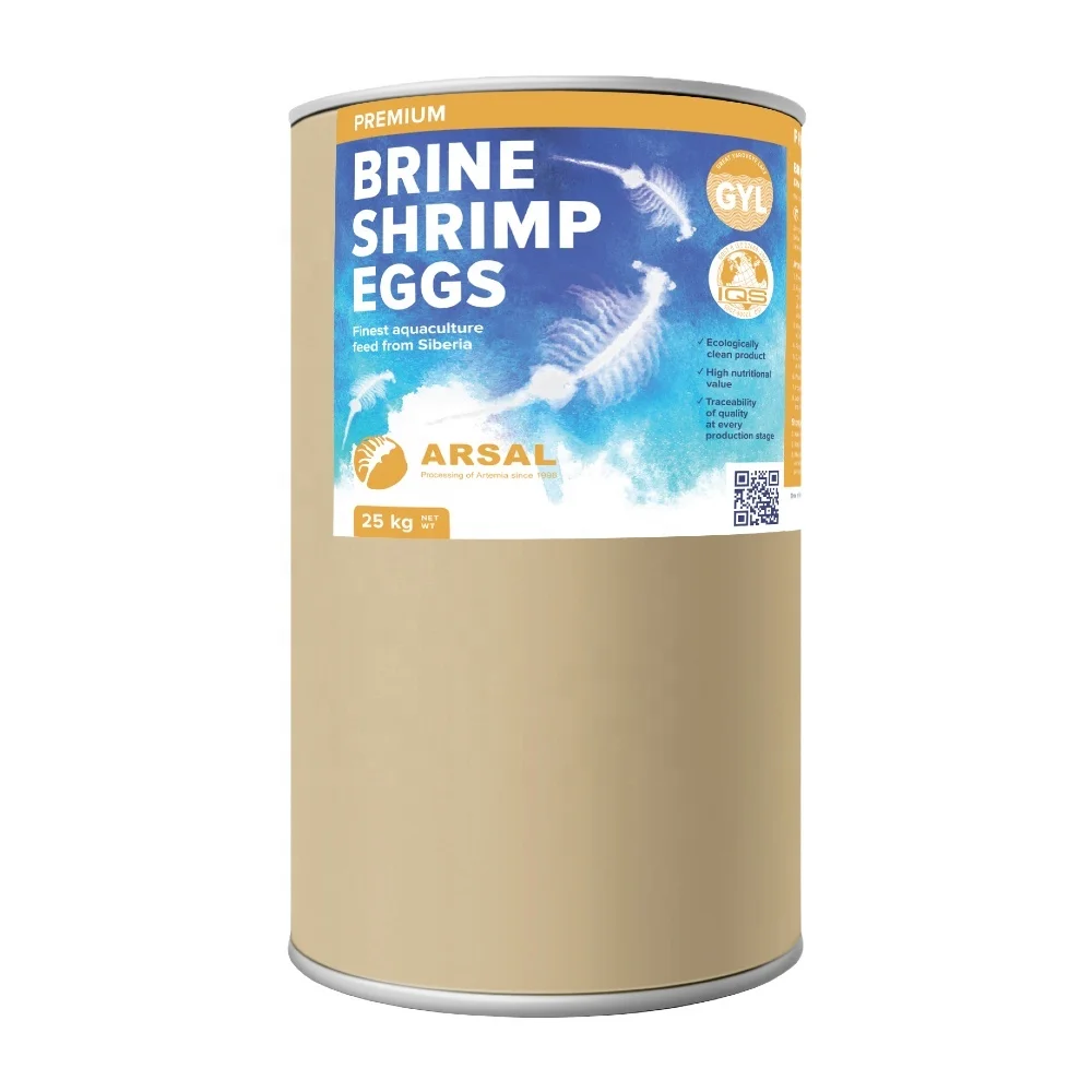 
Artemia Russian Supplier High Protein Brine Shrimp Eggs Artemia Cysts In Drums 