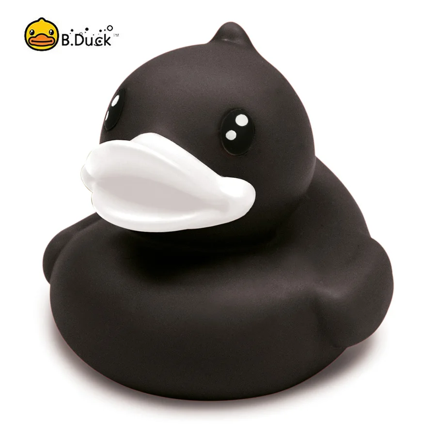 
Customized Logo Available Weighted Floating Duck PVC Vinyl Bath Duck Toy for Kids 