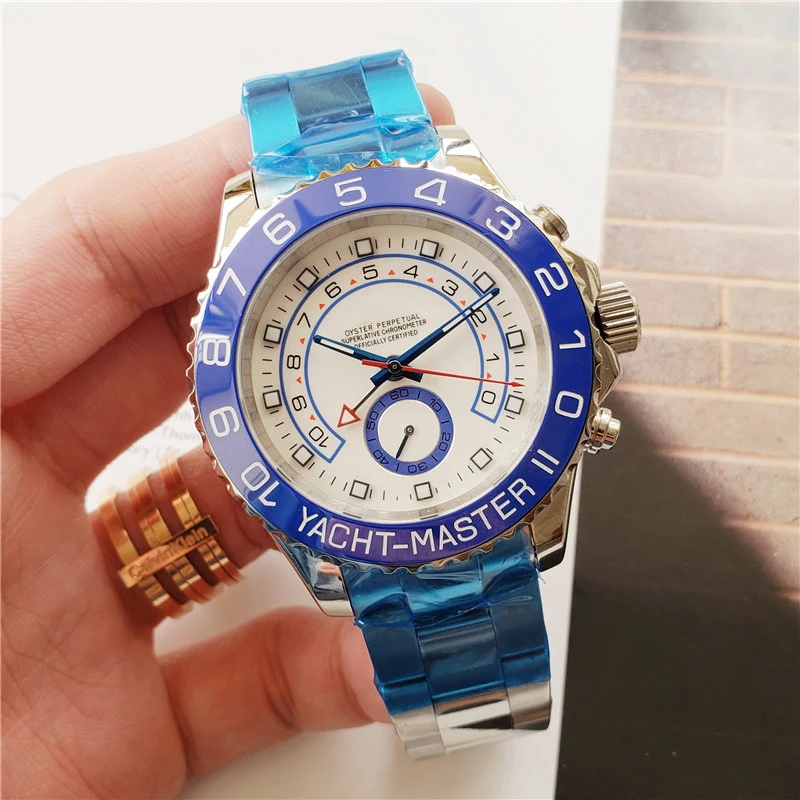 

RLX50 Top Quality Luxury Mens Watches Automatic 904L Stainless Steel Sapphire Mirror Glass Watches