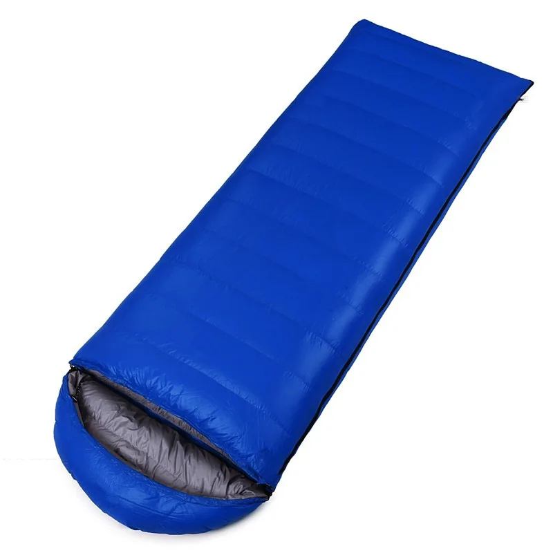 

Outdoor down sleeping bag envelope duck down sleeping bag camping down sleeping bag can be stitched and detachable winter, The color is sent randomly