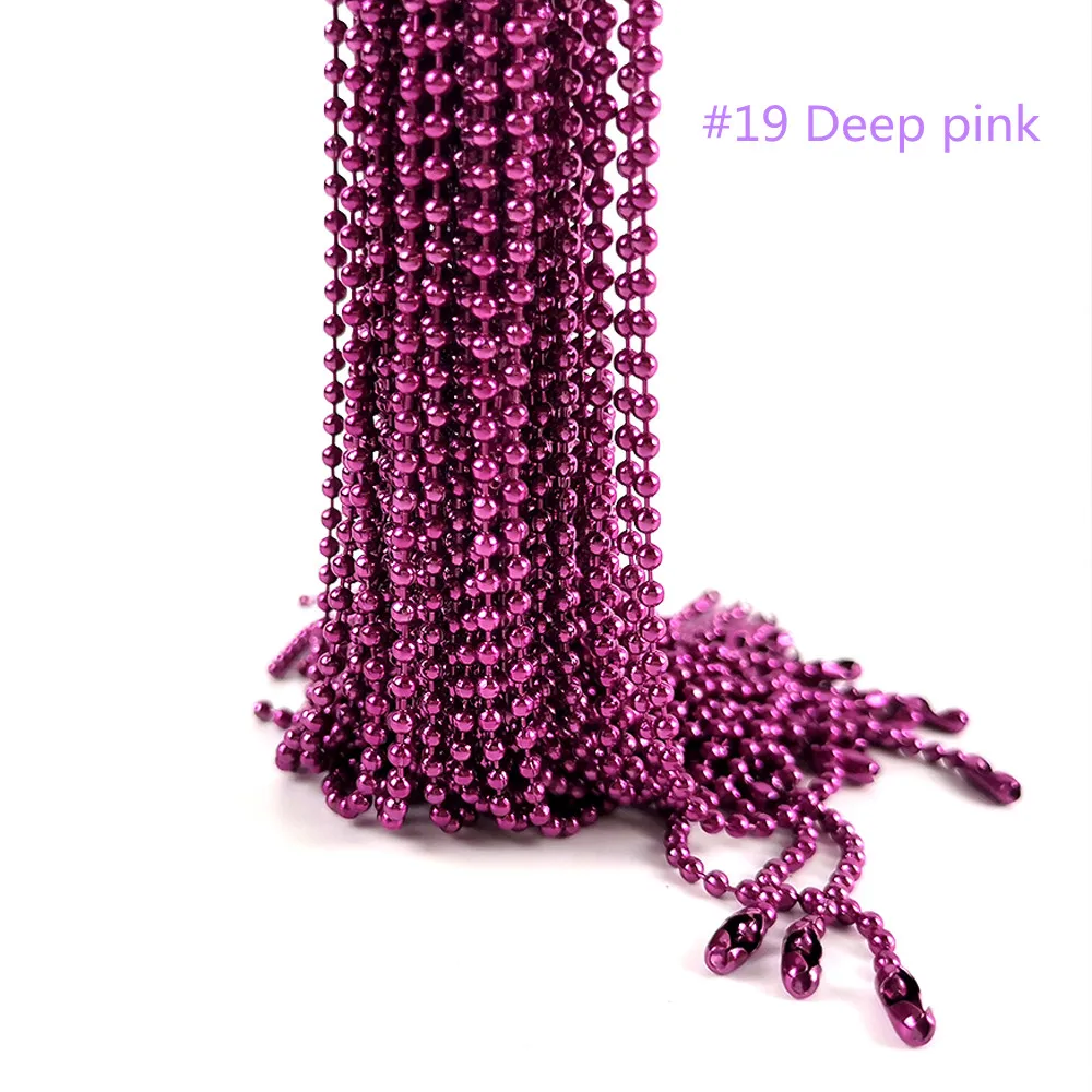 

Ball chain bead chain ready for wearing in any length for necklaces or DIY fashion accessorie