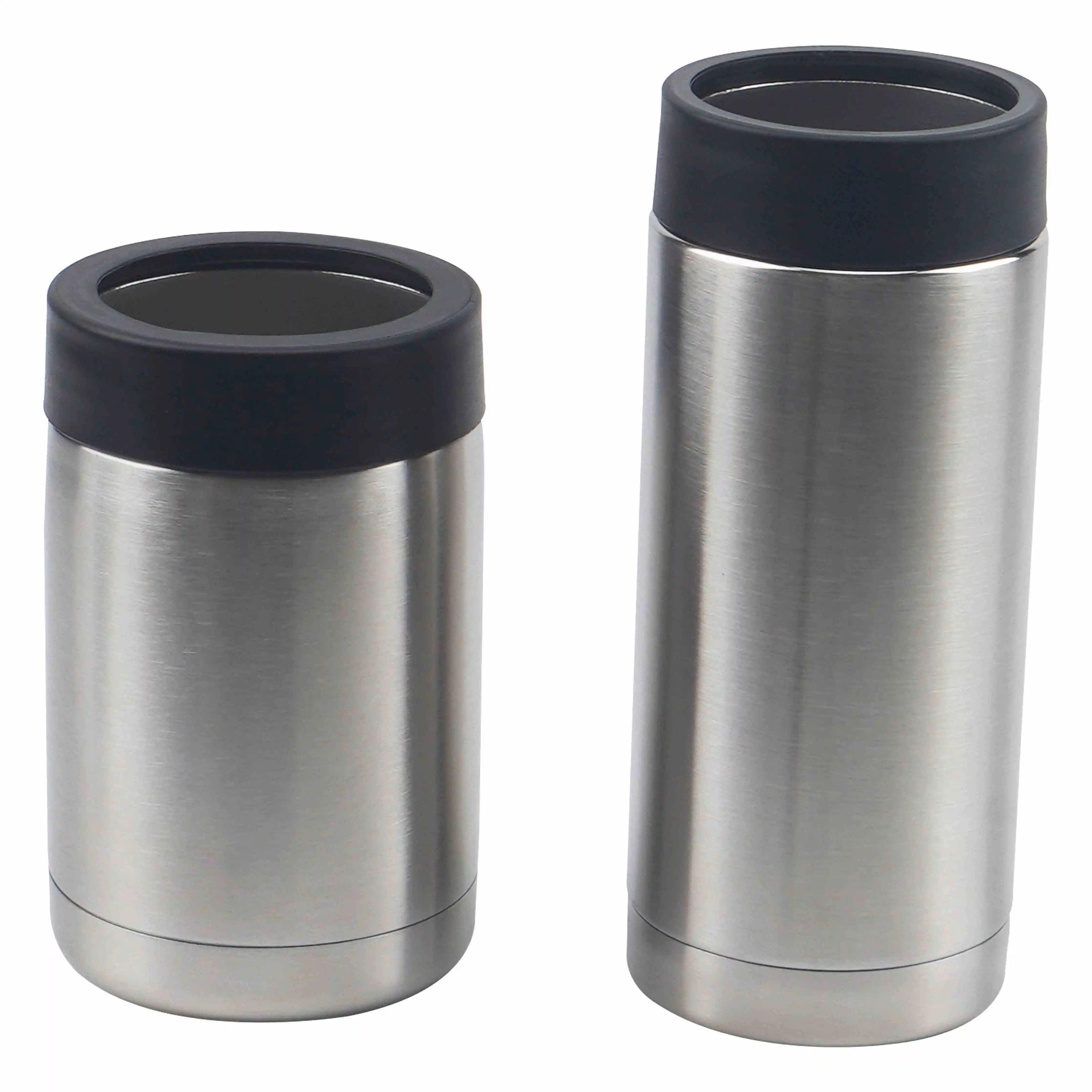 

12oz Eco friendly can cooler stainless steel double wall vacuum insulated beer holder slim cooler, Customized color