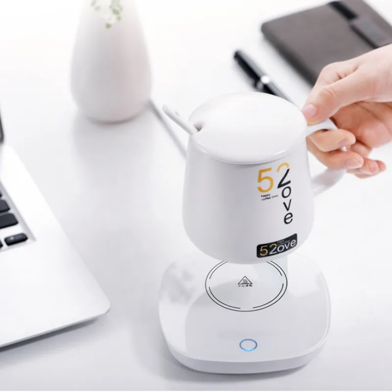 

New Promotion Constant Temperature Portable Electric Battery Powered Rechargeable beverage Tea Coffee Cup Warmer