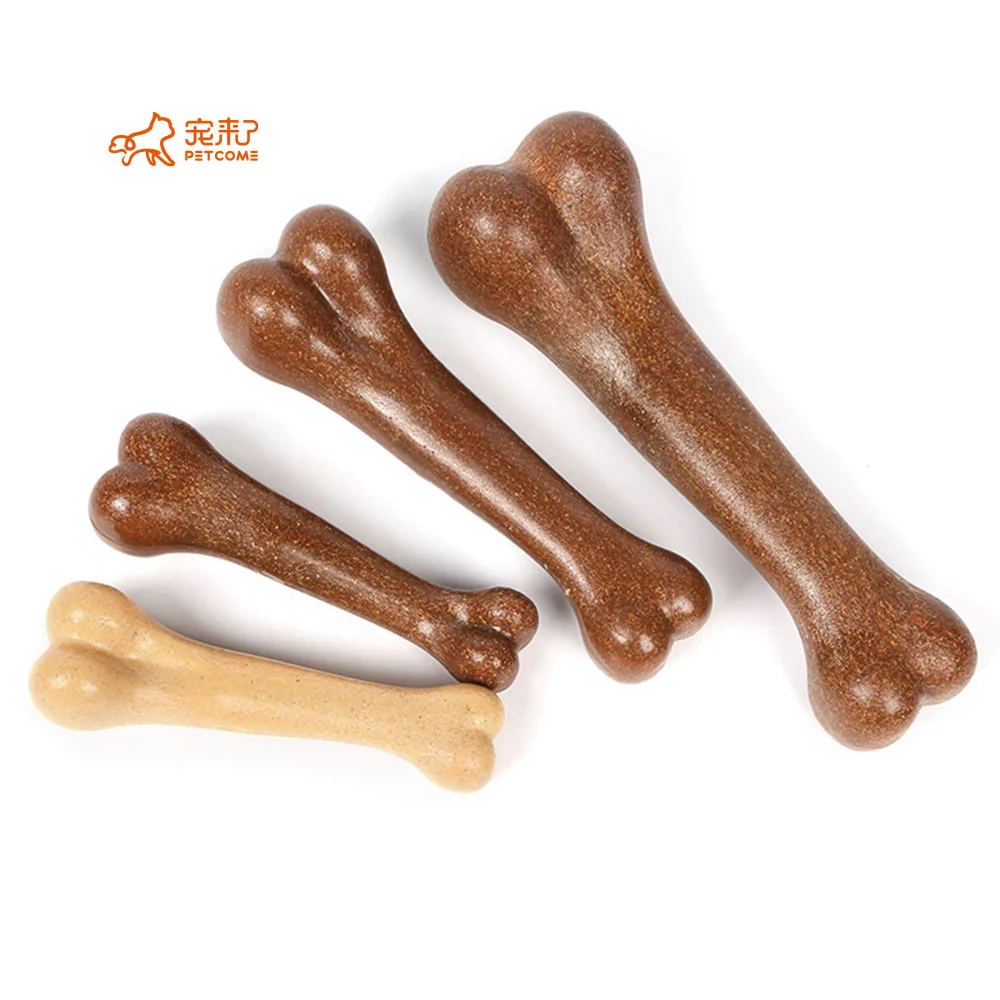 

PETCOME Suppliers Dropshipping Fashion Best Seller Sustainable Chewing Bone Shape Non Toxic Molar Toys For Dogs, 2 color