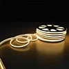 High brightness outdoor garden party string lighting PVC 3 wires flat 220v led rope light for decoration