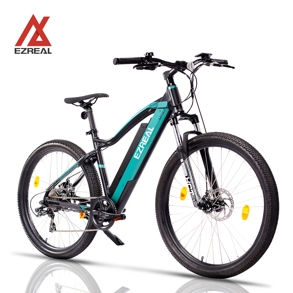 

EZREAL professional 27.5" inch 24 speed electric mountain bike 350w 750w e mtb with KENDA tire