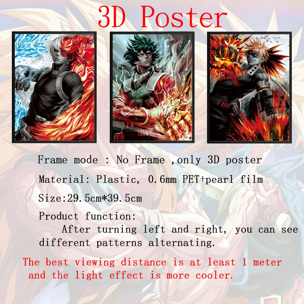 Goku Anime 3D poster Stocks - Giottolenticular.com – Giotto 3D Lenticular