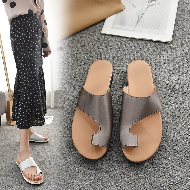 

Wholesale Plus Size Fashion Trend Casual Comfortable Flat Women Slippers