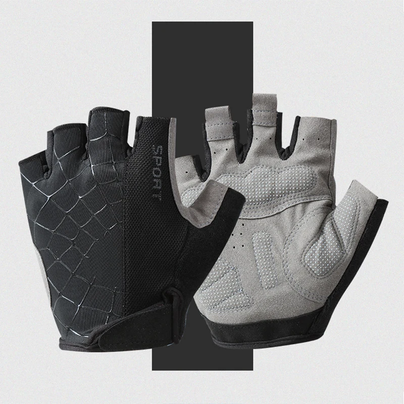 

Half Finger Outdoor Cycling Gloves Breathable Gel Anti-shock Sports Gloves Mtb Bike Bicycle Glove, Custom color