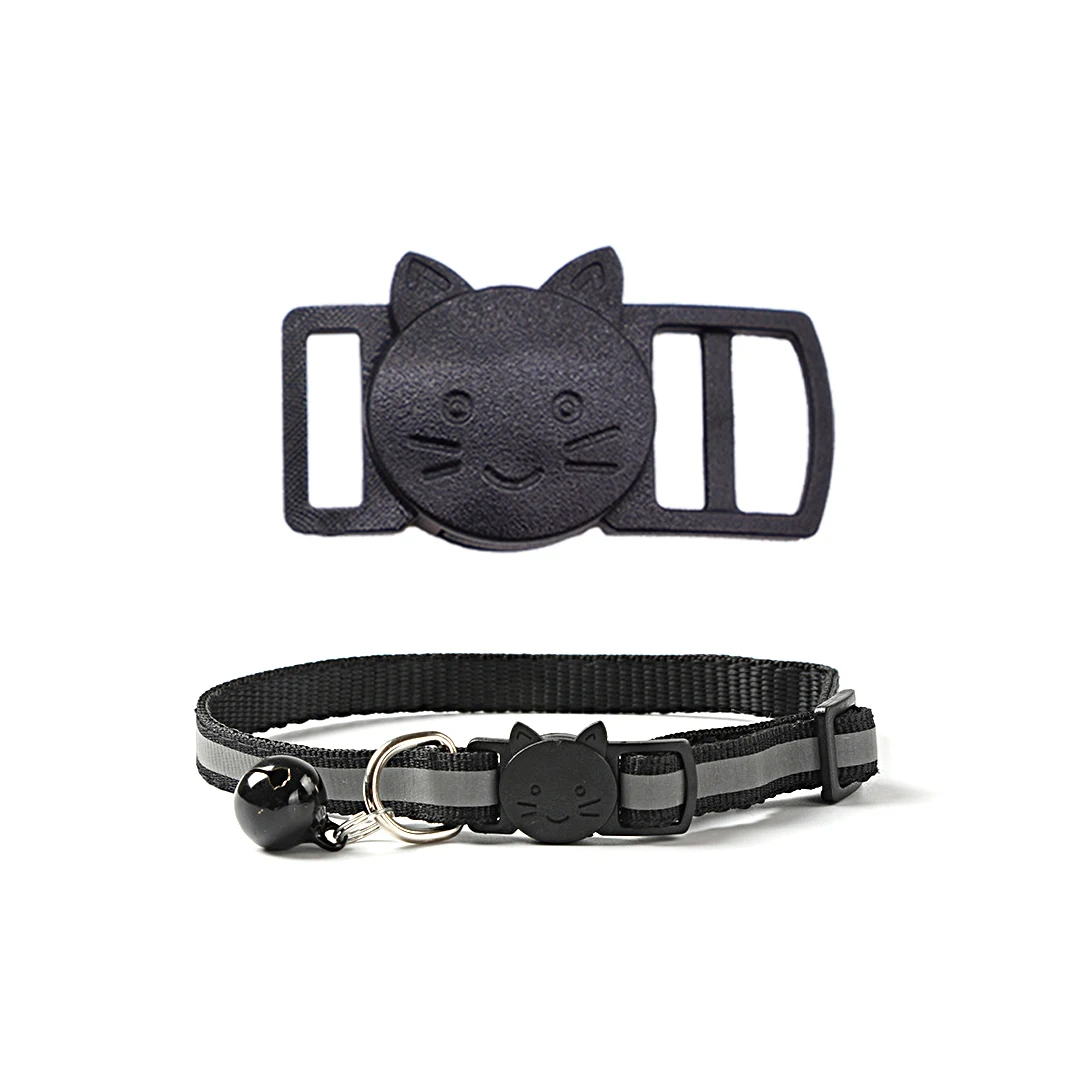 

Plastic breakaway buckle pet collar buckle for cat collar automatic breakaway safety buckle, Black or custom