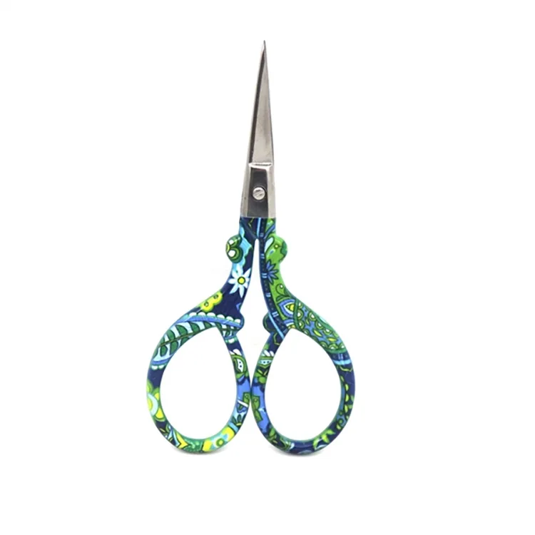 
European style stainless steel sewing vintage retro scissors embroidery antique scissors 