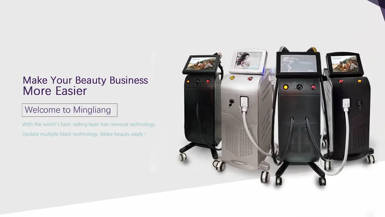 Diode laser hair removal 755 808 1064 permanent diode laser hair removal Alma Soprano ice platinum
