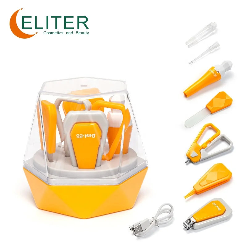 

Eliter Baby Amazon Hot Selling In Stock 6 In 1 UVC Function Baby Grooming Care Kit Baby Groom Kit Set Newborn Gift Set