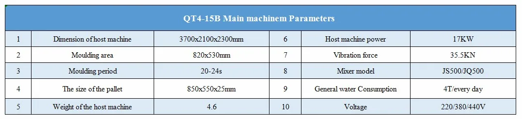 qt 4 5 6 8 10 12 15 fully automatic hydraulic interlock paver hollow cement concrete brick block making machine production line