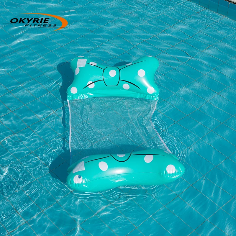 

Okyrie Wholesale Best Seller Swimming Pool Float Pool Hammock Pool Chair Portable Water Hammock with Swimming Toy