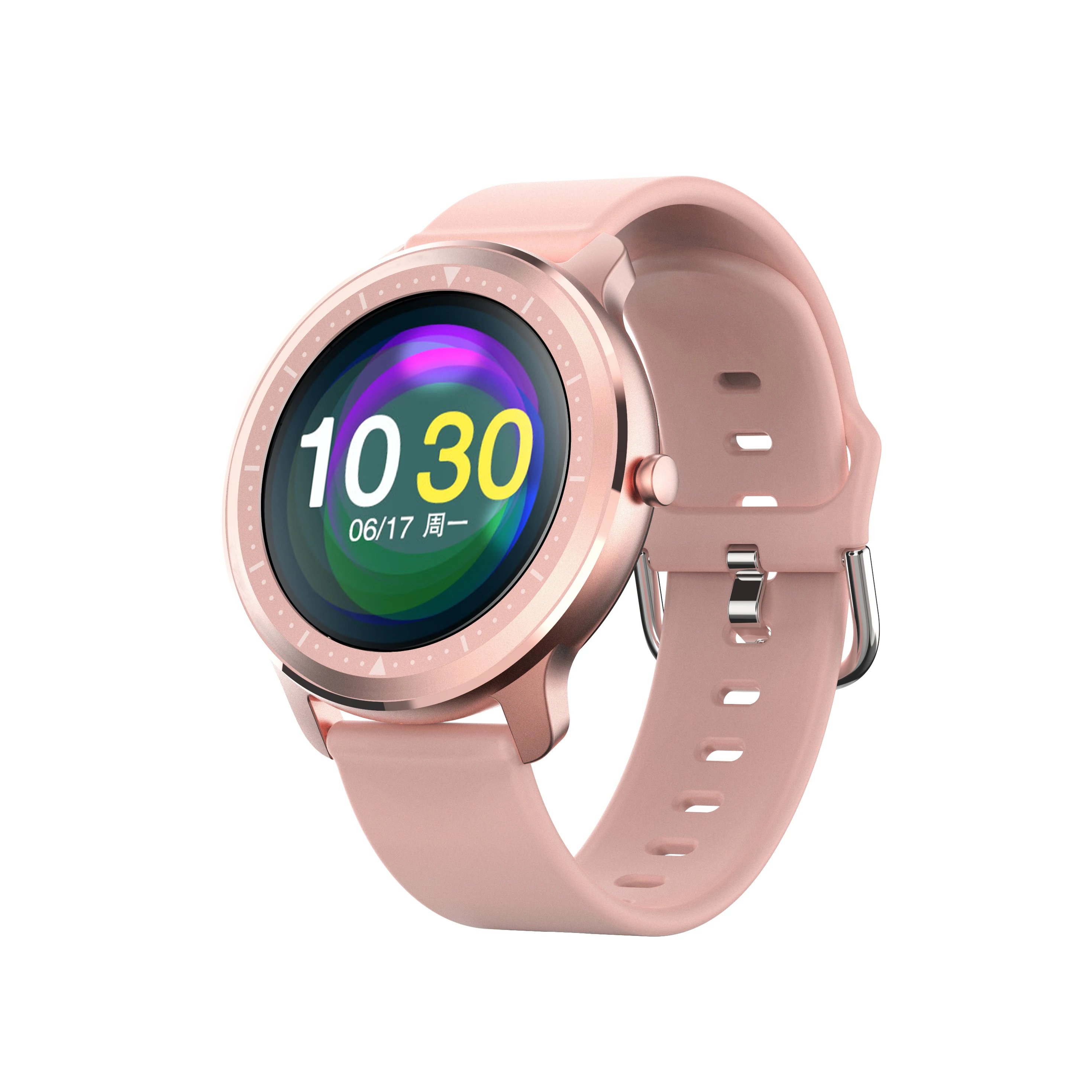 

girls Gift Watch promotion UM56 smartwatch NFC heart oxygen Full Touch Screen Alarm Clock Electronic Android Silica Gel watch