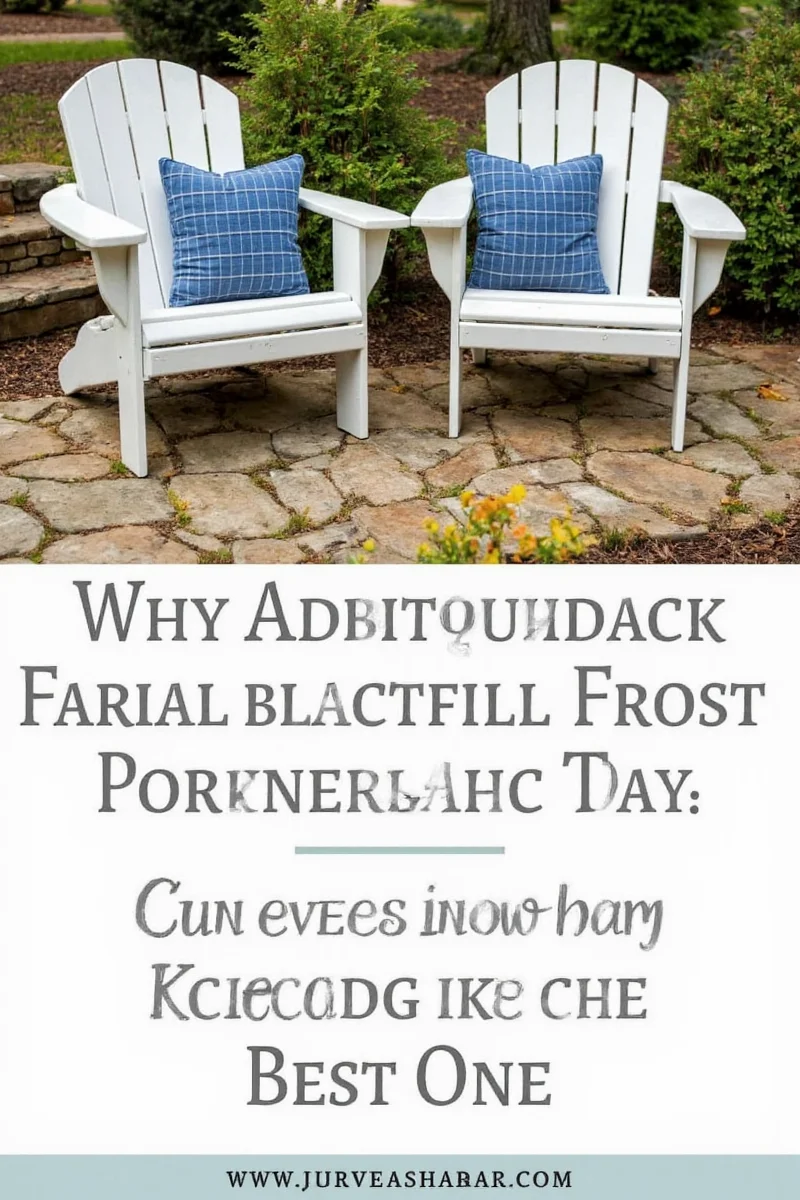 Adirondack chairs styled for different seasons