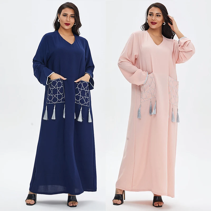 

Arab sleepwear pajamas robe night home wear pijamas pj gown for women nighty dubai muslim dress islam islamic clothing clothes, Blue and pink