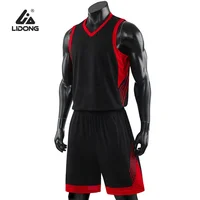 

2019 Custom Fashionable Sublimation plain black basketball jersey uniform design